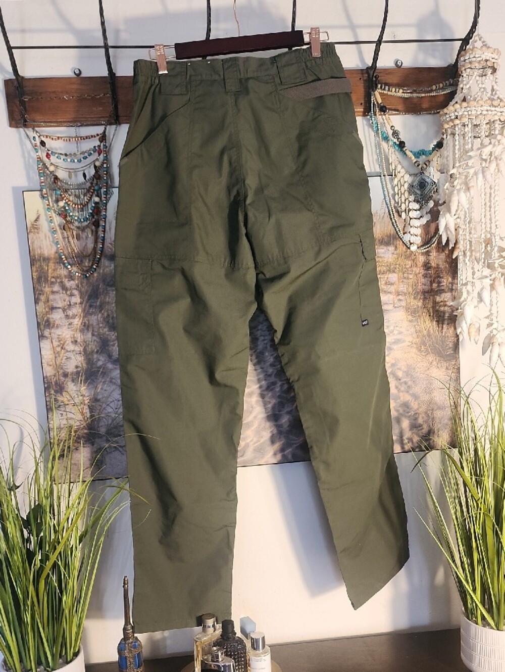 5.11 Tactical Olive Cargo Pants - Picture 6 of 8